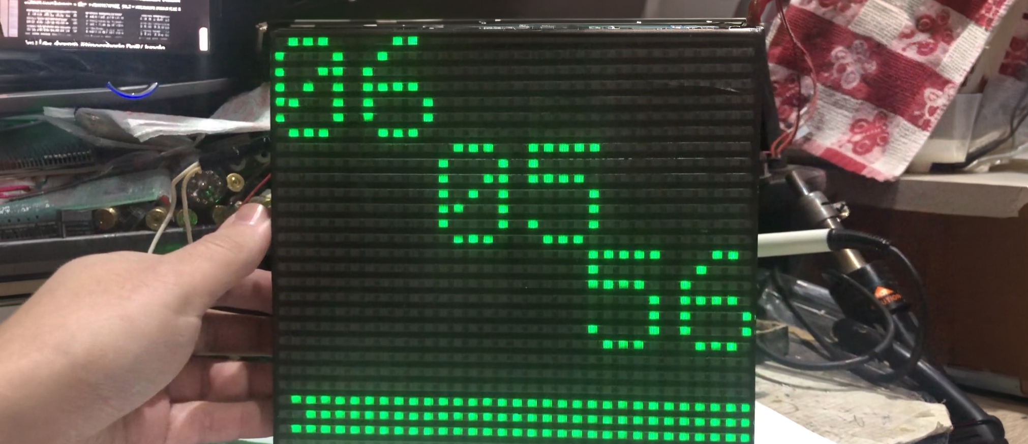 Reviving Soviet-Era Plasma Displays with Custom Hardware and Firmware