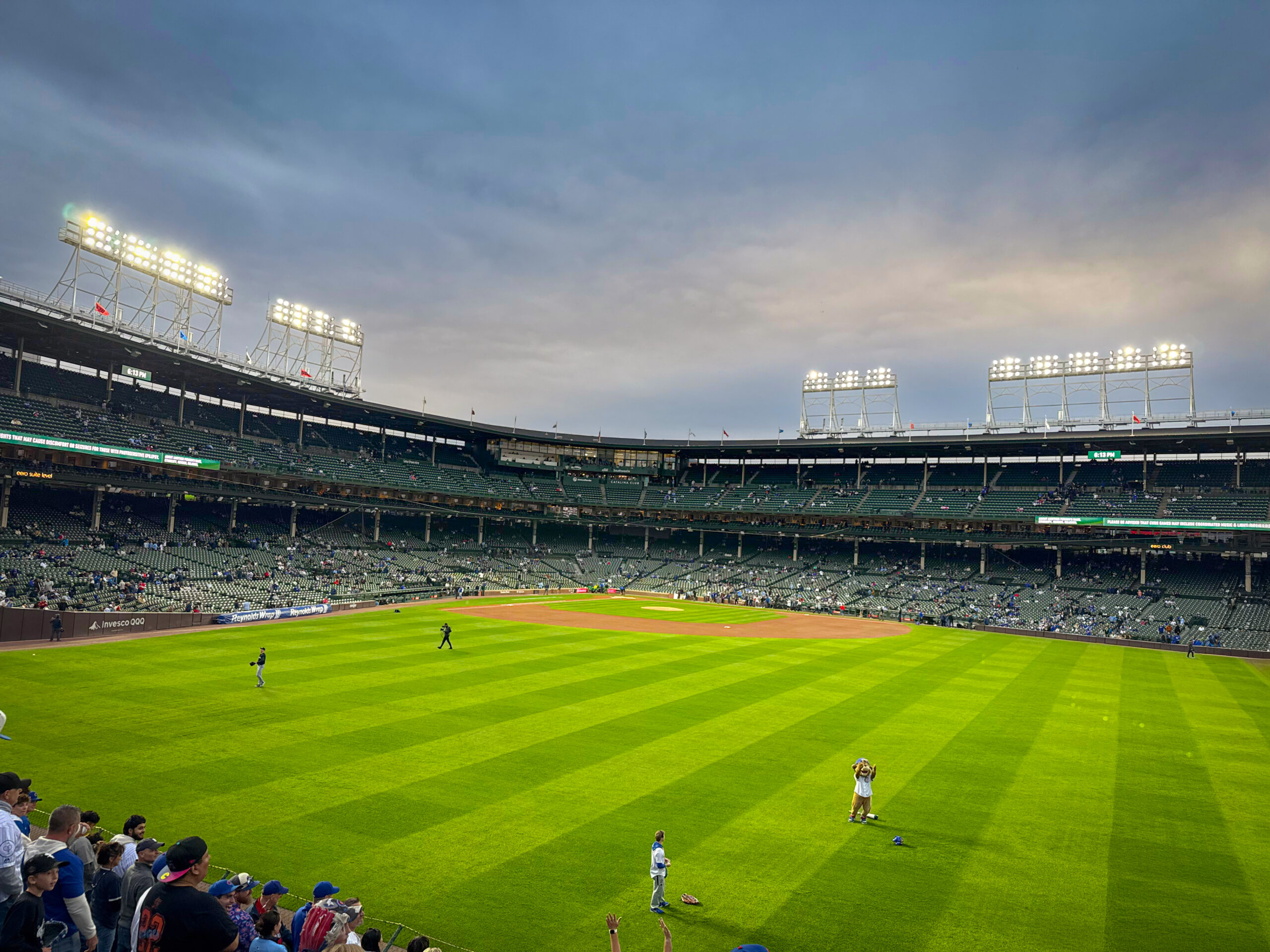 Wrigley Field outfield