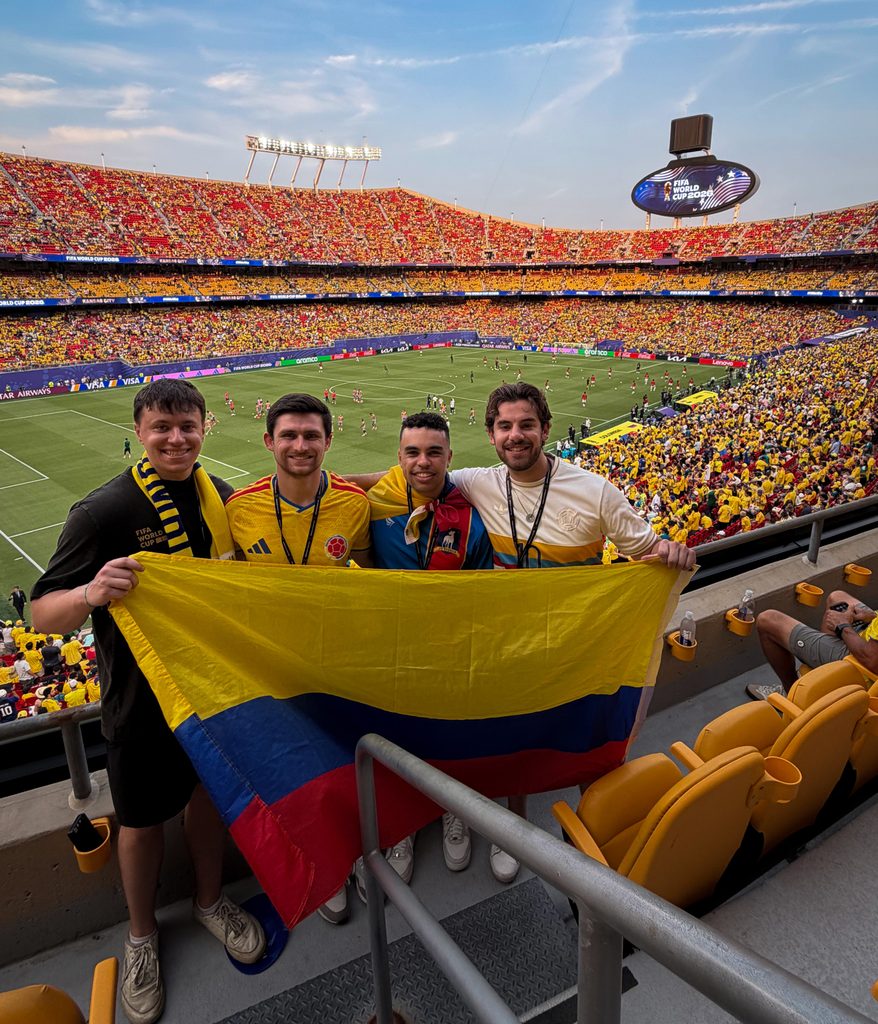 DMC team members at World Cup games