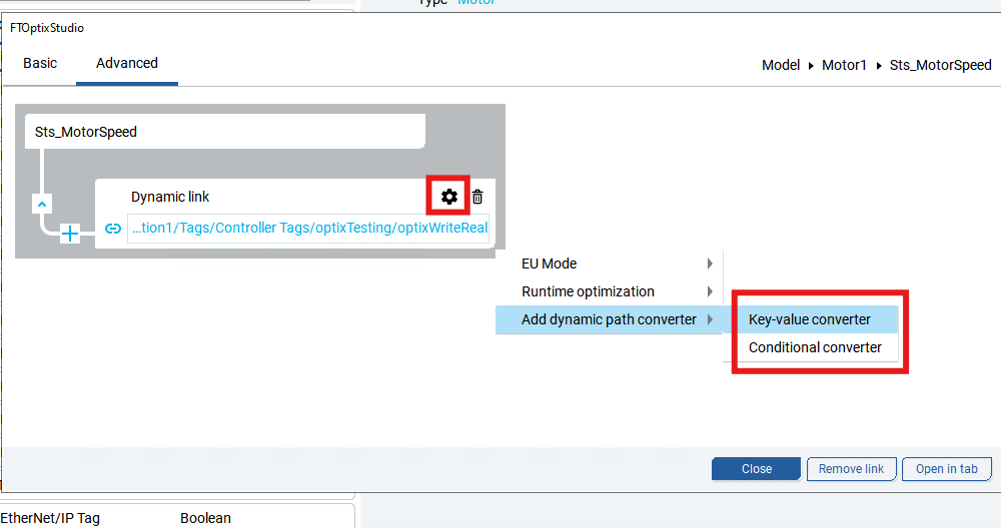 Dynamic path converter