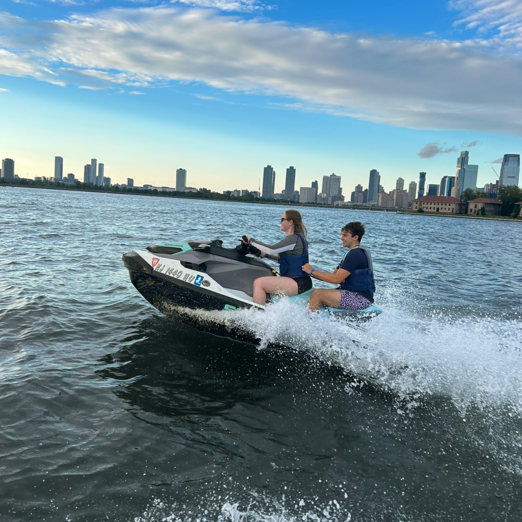 Jet ski in New York Harbor