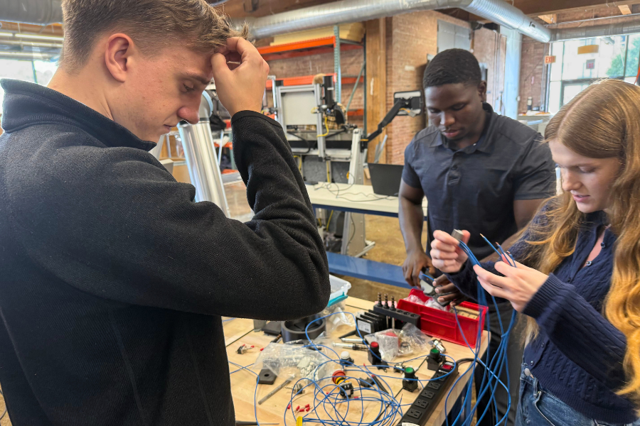 DMC Electrical Engineer wiring cobot components